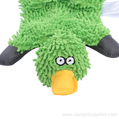 Interactive animals shape plush squeaky toy